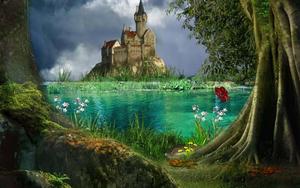 Enjoy the View of a Splendid Castle animated wallpaper