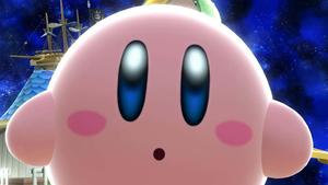 Enjoying a day at the beach with Kirby kirby wallpaper