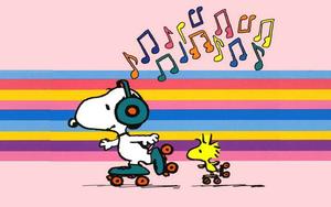 Enjoying a Summer Roller Skating Adventure! snoopy wallpaper