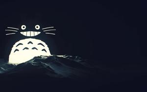 Enjoying A Sunny Day in the Forest totoro wallpaper