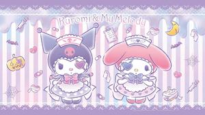 Enjoying nature with My Melody my melody wallpaper
