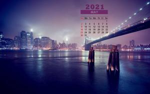 Enjoying the view of May from Brooklyn Bridge Park may wallpaper