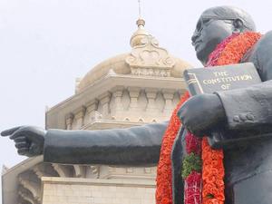 Enlightening Vision - Dr. Babasaheb Ambedkar Statue dr babasaheb ambedkar wallpaper
