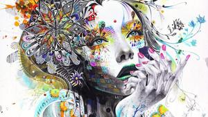 Enter a world of Mind-Bending Color and Imagery art wallpaper