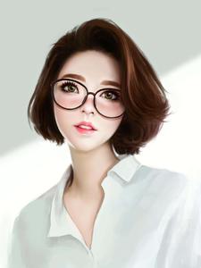 Enthralling Korean Anime Girl with Reading Glasses korean anime girl wallpaper