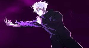 Epic Anime Scene Featuring Gojou from Anime Live. anime live wallpaper