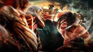 Eren Yeager And The Armored Titan eren yeager wallpaper