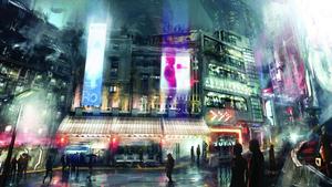 Escape Reality - Explore the Cyberpunk World cyberpunk wallpaper