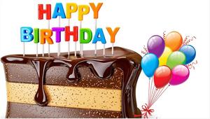 Every day should feel like its your birthday with a delicious cake like this! happy birthday wallpaper