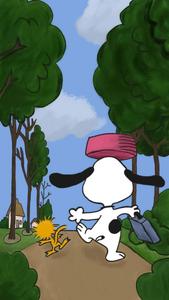 Everyone's favorite Beagle, Snoopy! snoopy wallpaper