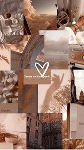 Everything Brown That Girl Aesthetic Collage that girl aesthetic wallpaper