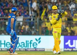 Exciting CSK cricket match action csk wallpaper