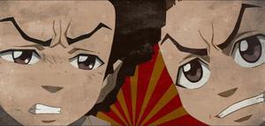 Experience the adventures of Huey, Riley, and Granddad from The Boondocks boondocks wallpaper