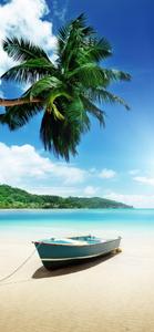 Experience the Stunning Visuals on the iPhone 13 Pro Max - Tropical Beach Theme iphone 13 pro max wallpaper