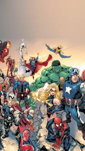 Experience the Thrilling Universe of Marvel in High Definition marvel 4k phone wallpaper