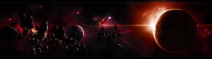 Exploding Dark Space 4K Ultra HD 4k ultra hd dark wallpaper