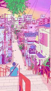 Explore a world of color and imagination with an anime aesthetic anime aesthetic wallpaper