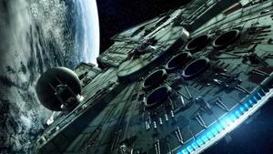 "Explore the Galaxy Aboard a Star Wars Spaceship" Wallpaper