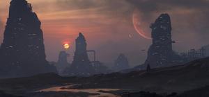 Explore The Magnificent Beauty Of a Fantasy Sunset  Wallpaper