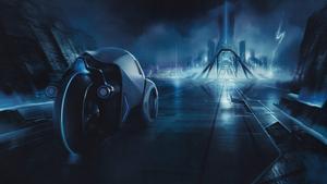 Explore the thrilling world of TRON movie wallpaper