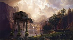 "Explore The Unknown Regions Of Space With The Star Wars Universe" Wallpaper