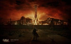Explore the Wasteland in Fallout New Vegas fallout wallpaper