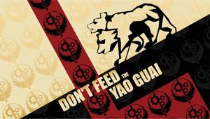 Explore the Wasteland with Yao Guai fallout wallpaper