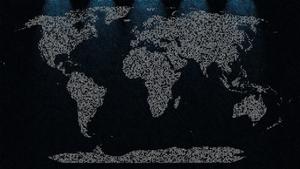 Explore the World world map wallpaper