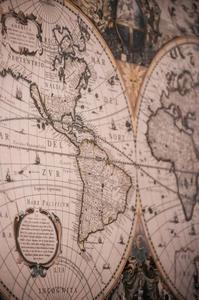 Explore the world with our Antique World Map Mural. world map wallpaper