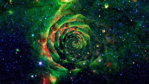 Exploring the depths of the universe. trippy wallpaper