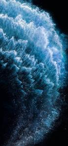 Explosion Of Blue Dust Samsung Full HD samsung full hd wallpaper