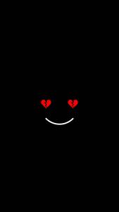 Eyes With Broken Heart Black broken heart black wallpaper