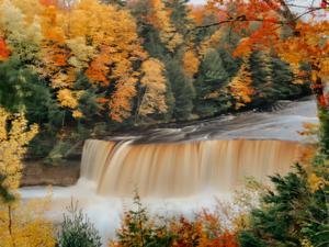 Fall Aesthetic Tahquamenon Falls fall aesthetic wallpaper