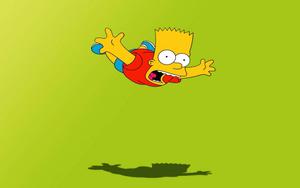 Falling Bart Simpson bart simpson wallpaper