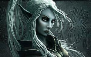 Fantasy Dark Elf Girl girl wallpaper