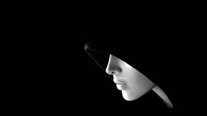 Fear The Dark black wallpaper