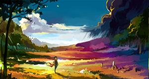 Feel the calm of nature with Anime Scenery anime scenery wallpaper