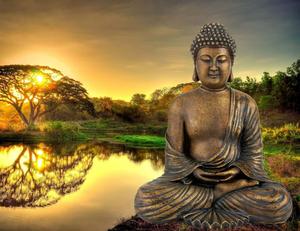 Feel the Peace buddha wallpaper