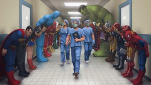 Feel the power of the Superhero superhero wallpaper
