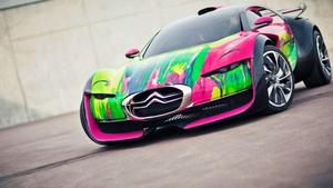 Feel the Speed with this Colorful Citroen Sports Car car wallpaper