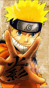 Feisty Naruto Action Pose Wallpaper naruto phone wallpaper