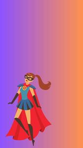 Female Superhero In Skirt Background superhero wallpaper