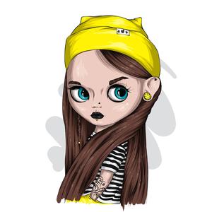 Fierce Cool Girl Cartoon cool girl cartoon wallpaper