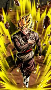 Fierce Goku Black Unleashing his True Power goku black wallpaper