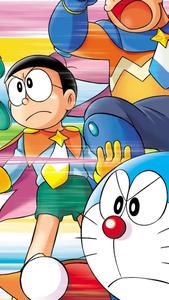 Fierce Nobita And Doraemon iPhone doraemon iphone wallpaper