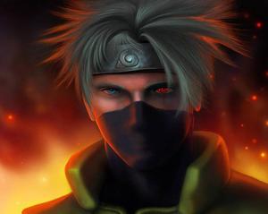Fiery Kakashi PFP kakashi pfp wallpaper