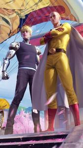 Fight as Saitama from One Punch Man one punch man wallpaper