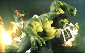 Fighting Hulk In Chaotic Background hulk wallpaper