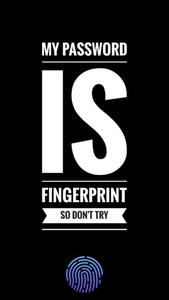 Fingerprint Password Home Screen home screen wallpaper