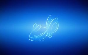 Finneon Swimming Near Coral Reef pokemon wallpaper
